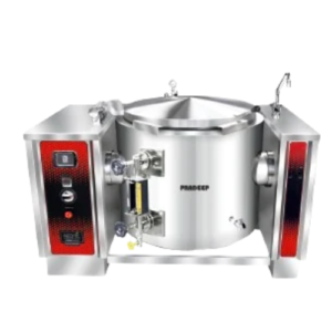 Commercial Induction Boiling Pan Double Jacket In – Direct Heating with Level Gauge